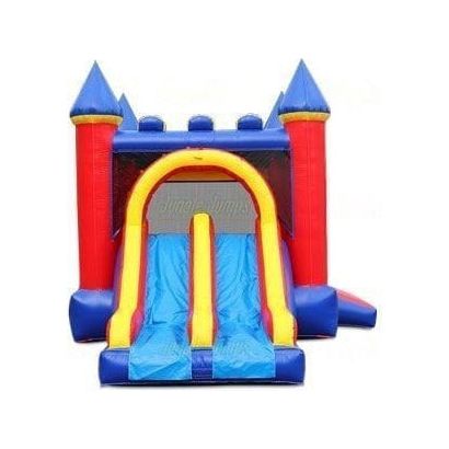 Jungle Jumps Inflatable Bouncers 15'H Double Lane Combo by Jungle Jumps 781880288558 CO-1213-B 15'H Double Lane Combo by Jungle Jumps SKU # CO-1213-B