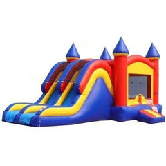 Jungle Jumps Inflatable Bouncers 15'H Double Lane Combo Dry by Jungle Jumps 781880288862 CO-1474-B 15'H Double Lane Combo Dry by Jungle Jumps SKU # CO-1474-B