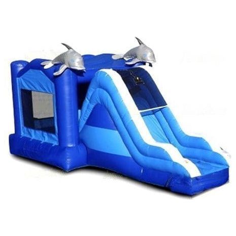 Jungle Jumps Inflatable Bouncers 15'H Dry Dolphin Combo by Jungle Jumps 781880288541 CO-1505-A 15'H Dry Dolphin Combo by Jungle Jumps SKU # CO-1505-A