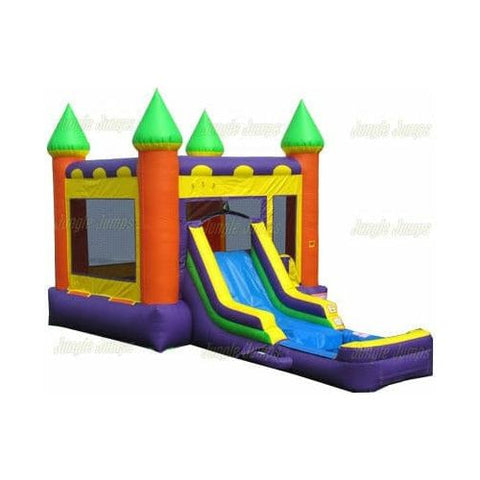 Jungle Jumps Inflatable Bouncers 15' H Front Slide Combo with Pool II by Jungle Jumps CO-1208-B 15' H Front Slide Combo with Pool II by Jungle Jumps SKU#CO-1208-B