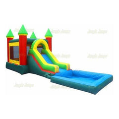 15' H Front Slide & Pool Combo by Jungle Jumps