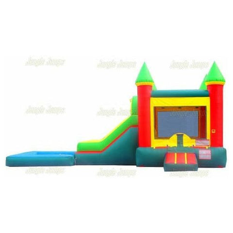 Jungle Jumps Inflatable Bouncers 15' H Front Slide & Pool Combo by Jungle Jumps CO-1049-B 15' H Front Slide & Pool Combo by Jungle Jumps SKU #CO-1049-B