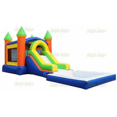 15' H Inflatable Combo with Pool by Jungle Jumps