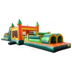 15'H Jump Slide Obstacle with Slip-n-Slide by Jungle Jumps