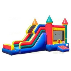 Jungle Jumps Inflatable Bouncers 15'H Multicolor Castle Combo by Jungle Jumps 781880235842 CO-1296-B 15'H Multicolor Castle Combo by Jungle Jumps SKU #CO-1296-B
