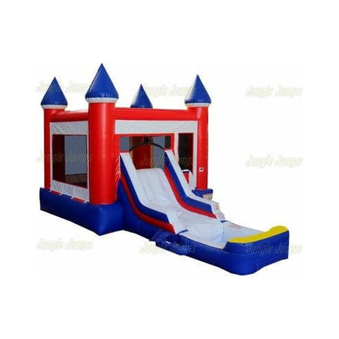 Jungle Jumps Inflatable Bouncers 15' H Patriot Slide Combo with Pool II by Jungle Jumps CO-1526-B 15' H Patriot Slide Combo with Pool II by Jungle Jumps SKU#CO-1526-B