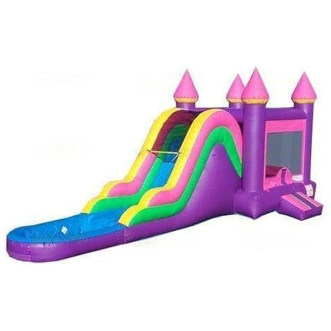 Jungle Jumps Inflatable Bouncers 15'H Pink Castle Combo with Pool by Jungle Jumps 781880270973 CO-1464-A 15'H Pink Castle Combo with Pool by Jungle Jumps SKU#CO-1464-A