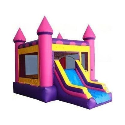 Jungle Jumps Inflatable Bouncers 15'H Princess Slide Combo by Jungle Jumps 781880288596 CO-1014-B 15'H Princess Slide Combo by Jungle Jumps SKU# CO-1014-B