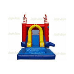 15' H Red Birthday Combo With Pool by Jungle Jumps