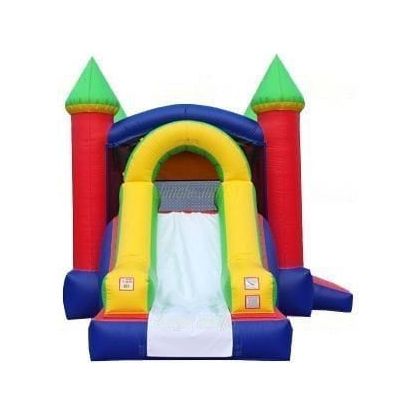 Jungle Jumps Inflatable Bouncers 15'H Red Side Slide Combo by Jungle Jumps Medieval Inflatable Combo by Jungle Jumps SKU#CO-1044-B/CO-1044-C