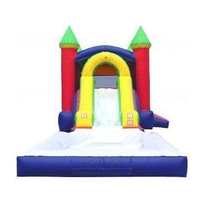 Jungle Jumps Inflatable Bouncers 15'H Red Side Slide Combo with Pool by Jungle Jumps CO-1487-B 16'H Wet/Dry Hot Air Balloon Combo by Jungle Jumps SKU#CO-1554-B