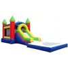 Image of Jungle Jumps Inflatable Bouncers 15'H Red Side Slide Combo with Pool by Jungle Jumps CO-1487-B 16'H Wet/Dry Hot Air Balloon Combo by Jungle Jumps SKU#CO-1554-B