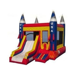 Jungle Jumps Inflatable Bouncers 15'H Rocket Ship Combo by Jungle Jumps 781880288497 CO-1522-B 15'H Rocket Ship Combo by Jungle Jumps SKU# CO-1522-B