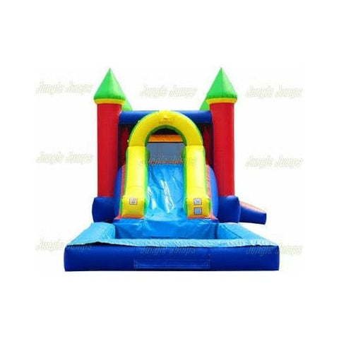 Jungle Jumps Inflatable Bouncers 15' H Side Slide Combo I with Pool by Jungle Jumps CO-1488-B 15' H Side Slide Combo I with Pool by Jungle Jumps SKU #CO-1488-B