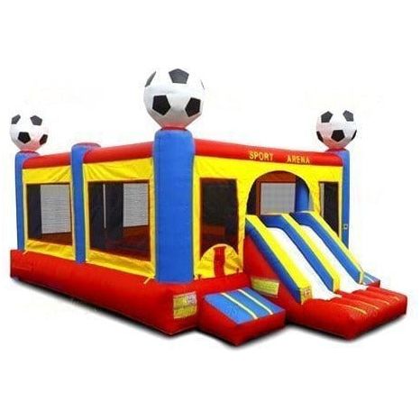 Jungle Jumps Inflatable Bouncers 15'H Soccer Jumbo Combo by Jungle Jumps 15'H Soccer Jumbo Combo by Jungle Jumps SKU # CO-1086-D