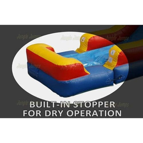 Jungle Jumps Inflatable Bouncers 15'H Sport Combo WetDry by Jungle Jumps CO-C230-B 15'H Red Side Slide Combo with Pool by Jungle Jumps SKU#CO-1487-B