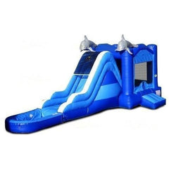 Jungle Jumps Inflatable Bouncers 15' H Wet/Dry Dolphin Combo by Jungle Jumps 781880285557 CO-1310-A 15' H Wet/Dry Dolphin Combo by Jungle Jumps SKU#CO-1310-A