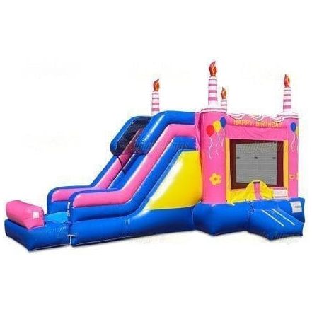 Jungle Jumps Inflatable Bouncers 16'H Birthday Cake Combo by Jungle Jumps 781880201281 CO-1225-B 16'H Birthday Cake Combo by Jungle Jumps SKU #CO-1225-B