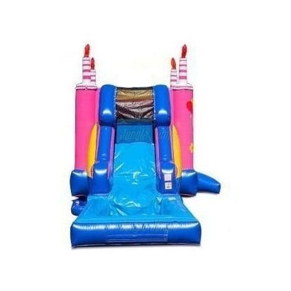 Jungle Jumps Inflatable Bouncers 16'H Birthday Cake Wet/Dry by Jungle Jumps 781880270904 CO-1541-B 16'H Birthday Cake Wet/Dry by Jungle Jumps SKU #CO-1541-B