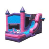 Image of Jungle Jumps Inflatable Bouncers 16'H Pink Modual Castle side Slide Combo Wet/Dry by Jungle Jumps CO-1467-C 16'H Pink Modual Castle side Slide Combo Wet/Dry Jungle Jumps