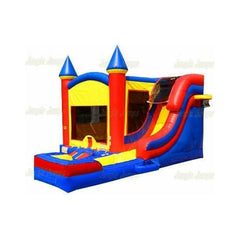 16' H Primary II Castle side Slide Combo Wet Dry by Jungle Jumps