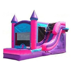 Jungle Jumps Inflatable Bouncers 16' H Princes Castle side Slide Combo Wet/Dry by Jungle Jumps 781880285564 CO-1453-C