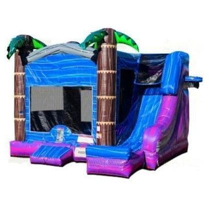 Jungle Jumps Inflatable Bouncers Aloha Side Slide Combo by Jungle Jumps 781880201601 CO-1571-C Aloha Side Slide Combo by Jungle Jumps SKU#CO-1571-C