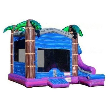 Jungle Jumps Inflatable Bouncers Aloha Side Slide Combo by Jungle Jumps 781880201601 CO-1571-C Aloha Side Slide Combo by Jungle Jumps SKU#CO-1571-C