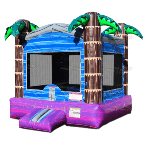Jungle Jumps Inflatable Bouncers Aloha Tropical Bounce by Jungle Jumps 781880289654 BH-2264-B Aloha Tropical Bounce by Jungle Jumps SKU # BH-2264-B