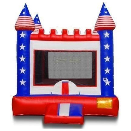 Jungle Jumps Inflatable Bouncers American Bounce House by Jungle Jumps American Bounce House by Jungle Jumps SKU#BH-2017-B/BH-2017-C