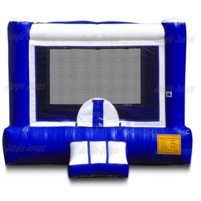 10'H Blue & White Moonwalk by Jungle Jumps SKU # BH-1224-B