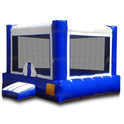 10'H Blue & White Moonwalk by Jungle Jumps SKU # BH-1224-B