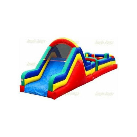 Jungle Jumps Inflatable Bouncers Colorful Slide Obstacle Course by Jungle Jumps 781880288343 IN-1000-A Colorful Slide Obstacle Course by Jungle Jumps SKU # IN-1000-A