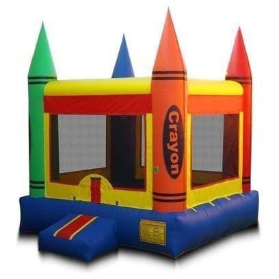 Jungle Jumps Inflatable Bouncers Crayon Moonwalk by Jungle Jumps Crayon Moonwalk by Jungle Jumps SKU #BH-1111-B/BH-1111-C