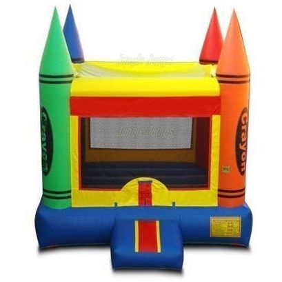 Jungle Jumps Inflatable Bouncers Crayon Moonwalk by Jungle Jumps Crayon Moonwalk by Jungle Jumps SKU #BH-1111-B/BH-1111-C