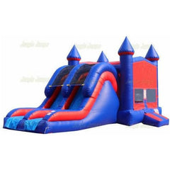 Jungle Jumps Inflatable Bouncers Modular Double Lane Combo Dry by Jungle Jumps 781880288763 CO-1478-B Modular Double Lane Combo Dry by Jungle Jumps SKU # CO-1478-B