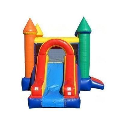 Jungle Jumps Inflatable Bouncers Multi Color Combo by Jungle Jumps 15'H Mega Fun All in One by Jungle Jumps SKU # CO-1305-D