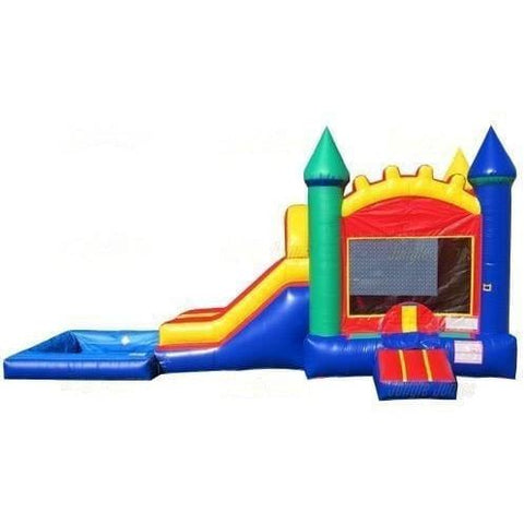 Jungle Jumps Inflatable Bouncers Multi Color Combo with Pool by Jungle Jumps Multi Color Combo with Pool by Jungle Jumps SKU#CO-1484-B/CO-1484-C