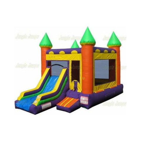 Jungle Jumps Inflatable Bouncers Multicolor Castle Combo by Jungle Jumps 781880288596 CO-1296-B Multicolor Castle Combo by Jungle Jumps SKU # 	CO-1296-B