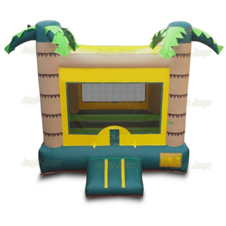 Jungle Jumps Inflatable Bouncers Palm House Moonwalk by Jungle Jumps 781880289647 BH-1049-B Palm House Moonwalk by Jungle Jumps SKU # BH-1049-B