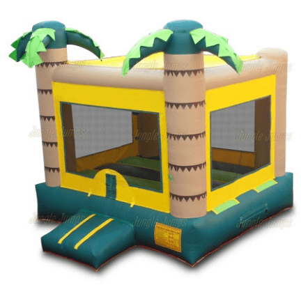 Jungle Jumps Inflatable Bouncers Palm House Moonwalk by Jungle Jumps 781880289647 BH-1049-B Palm House Moonwalk by Jungle Jumps SKU # BH-1049-B