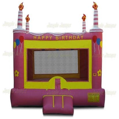 Jungle Jumps Inflatable Bouncers Pink Birthday Cake II by Jungle Jumps Pink Birthday Cake II by Jungle Jumps SKU# BH-1086-B/BH-1086-C