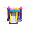 Image of Jungle Jumps Inflatable Bouncers Pink Front Slide Combo II by Jungle Jumps 781880288886 CO-1342-B Pink Front Slide Combo II by Jungle Jumps SKU # CO-1342-B