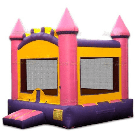 Jungle Jumps Inflatable Bouncers Pink & Purple Arch Castle by Jungle Jumps 781880289616 BH-1057-B Pink & Purple Arch Castle by Jungle Jumps SKU # BH-1057-B