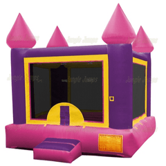 Jungle Jumps Inflatable Bouncers Purple n Pink Mini Castle by Jungle Jumps 781880289029 BH-2144-A Purple n Pink Mini Castle by Jungle Jumps SKU # BH-2144-A
