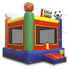 Jungle Jumps Inflatable Bouncers Red Sport Arena by Jungle Jumps 781880289005 BH-1197-B Red Sport Arena by Jungle Jumps SKU # BH-1197-B