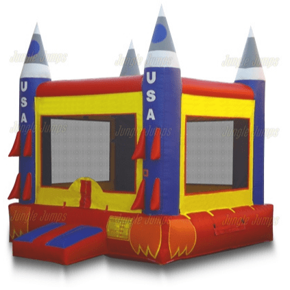 Jungle Jumps Inflatable Bouncers Rocket Ship Bounce by Jungle Jumps 781880289500 BH-2020-B Rocket Ship Bounce by Jungle Jumps SKU # BH-2020-B