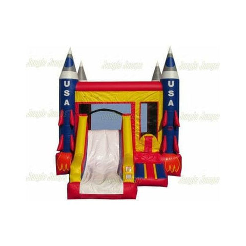 Jungle Jumps Inflatable Bouncers Rocket Ship Combo by Jungle Jumps 781880288497 CO-1522-B Rocket Ship Combo by Jungle Jumps SKU # CO-1522-B