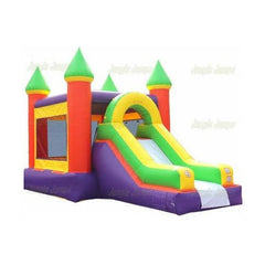 Jungle Jumps Inflatable Bouncers Roof Castle Combo by Jungle Jumps 781880288893 CO-1040-B V-Roof Castle Combo by Jungle Jumps SKU # CO-1040-B