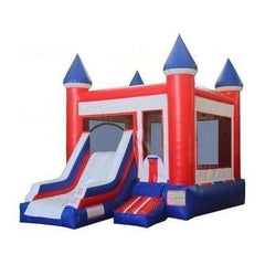 Jungle Jumps Inflatable Bouncers USA Front Slide Combo by Jungle Jumps USA Front Slide Combo by Jungle Jumps SKU #CO-1066-B/CO-1066-C